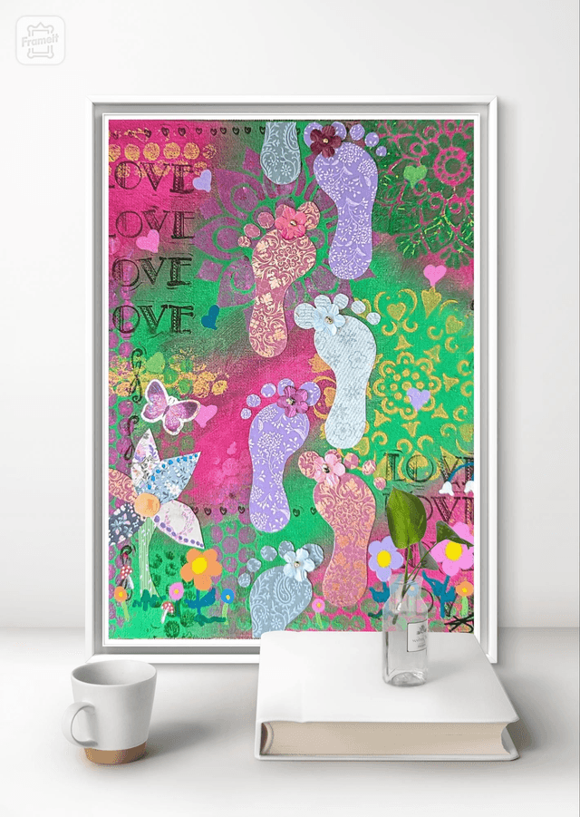 FOOTPRINTS Print 