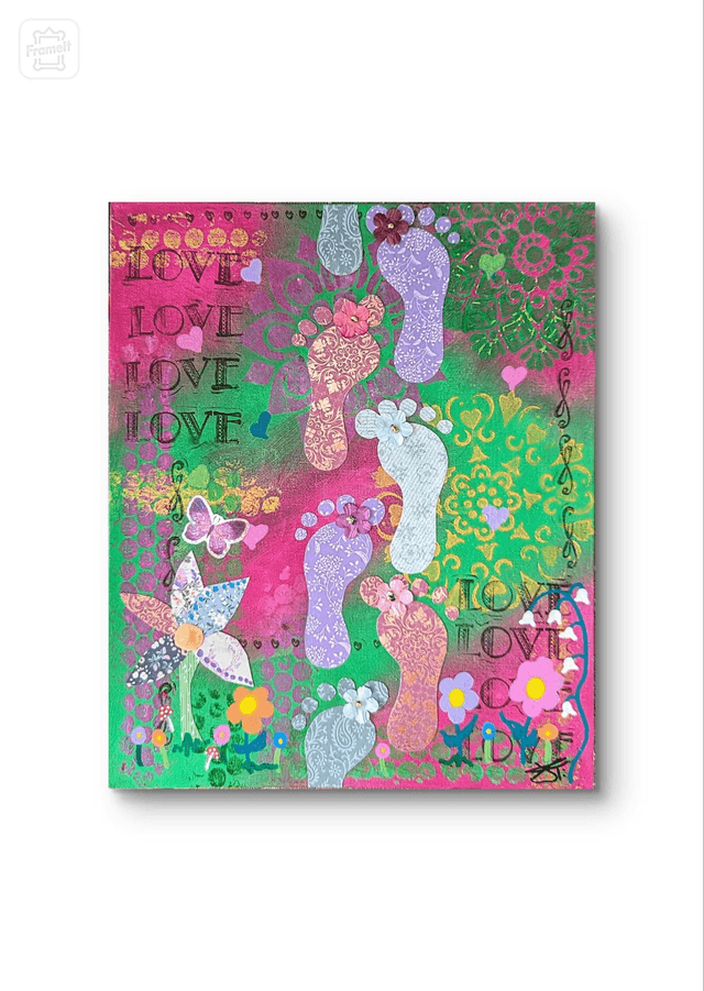 FOOTPRINTS Print 